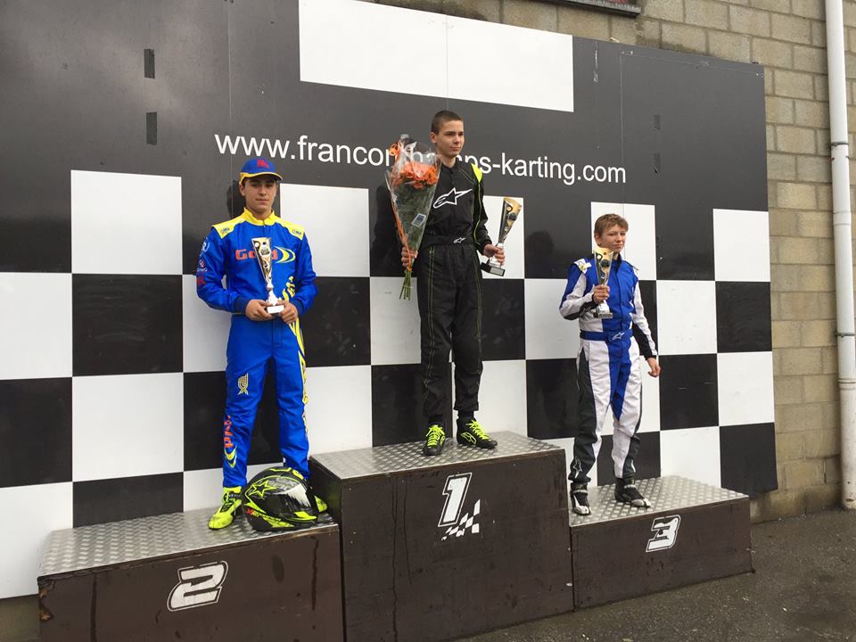 Podium gepakt in NAB wedstrijd op Karting de Spa Francorchamps